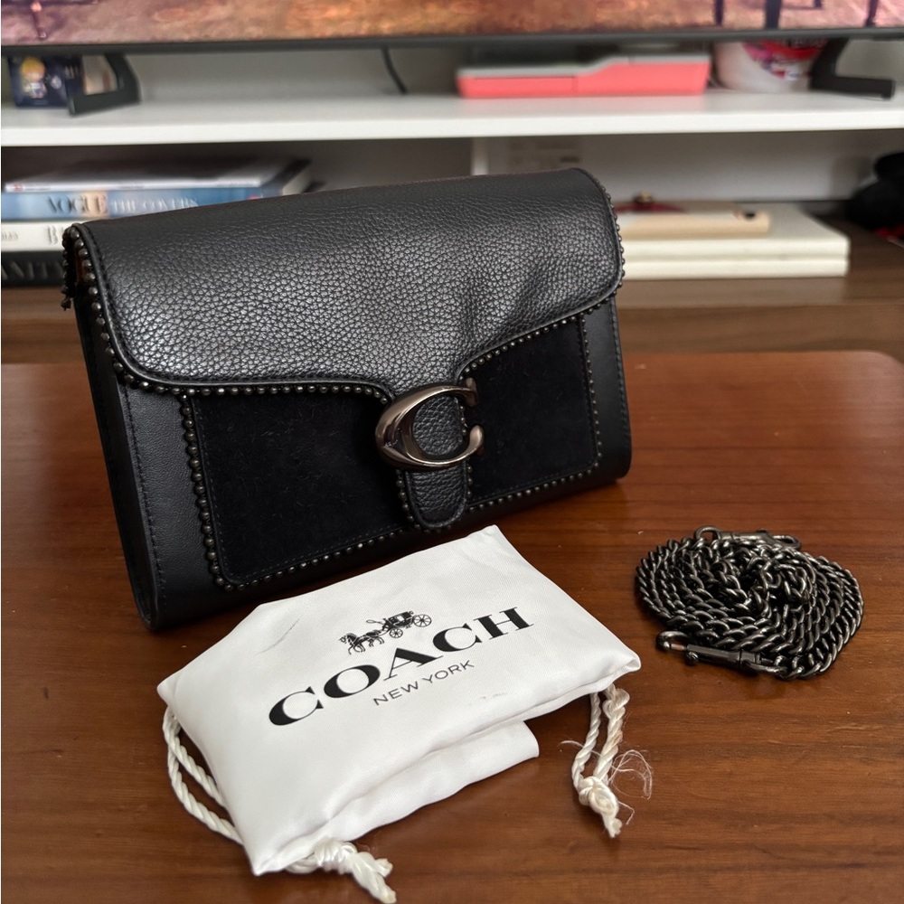 Coach Bead Chain Tabby Clutch